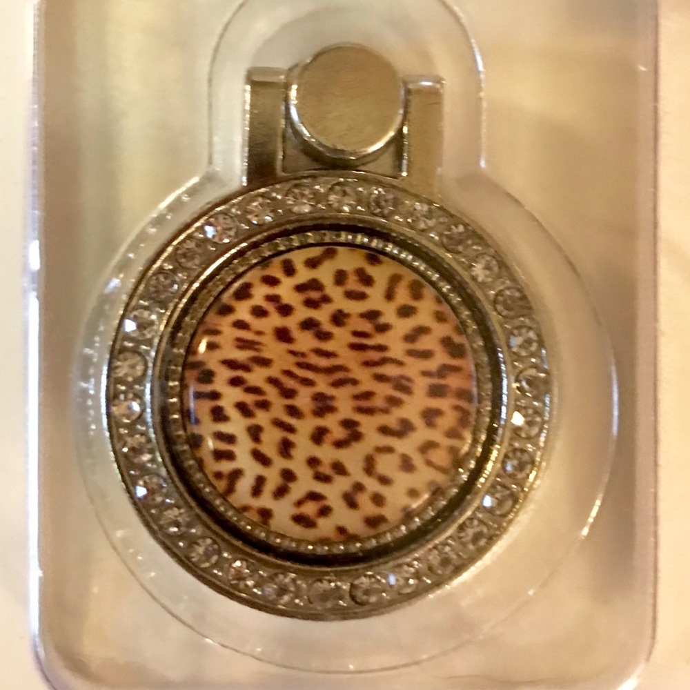 Cell phone ring stand